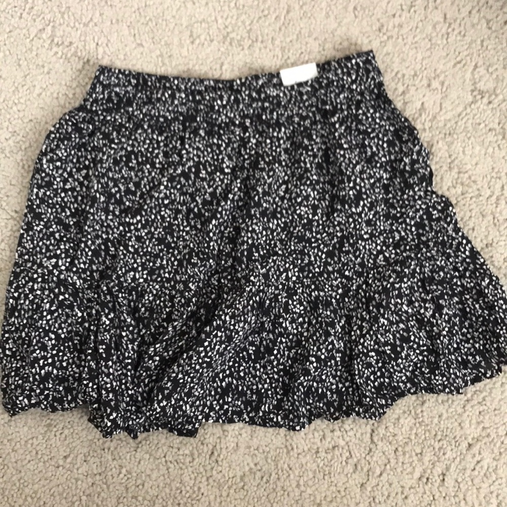NWT Black printed Skirt